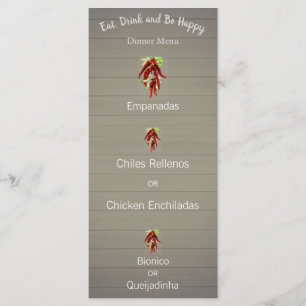 Vintag Red Pepper - Menükarte