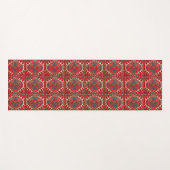 Vintag Red Persian Rug Tile Yogamatte (Vorderseite (Horizontal))