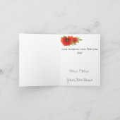 VINTAG RED POPPIES DANKE (Innenseite)