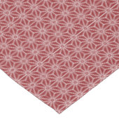 Vintag Red Shinshu Asanoha Japan Pattern Tischdecke (Schrägansicht)