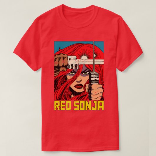 Vintag Red Sonja 1983 T-Shirt (Design vorne)