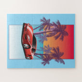 Vintag Red Sports Puzzle (Horizontal)