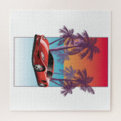 Vintag Red Sports Puzzle (Horizontal)