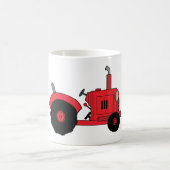 Vintag Red Traktor Coffee Tasse (Mittel)