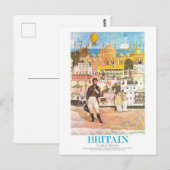 Vintag Regency Brighton Travel Poster Postkarte (Vorne/Hinten)
