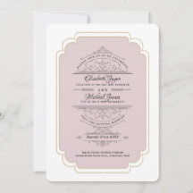 Vintag Regency Dusty Rose Gold Wedding