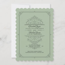Vintag Regency Sage Green Wedding