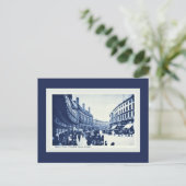 Vintag Regent Street, Piccadilly Circus, London Postkarte (Stehend Vorderseite)