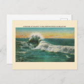 Vintag RehoBeide Beach Breaker Wave Postcard Postkarte (Vorne/Hinten)