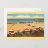 Vintag RehoBeide Indian Beach Club Postcard Postkarte (Vorne/Hinten)