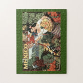 Vintag - Reisen - Poster - Mexiko - Tropisch Puzzle (Vertikal)