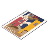 Vintag - Reisen - Poster - Spanien Notizblock (Linke Seite)