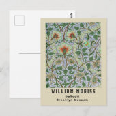 Vintag Remix William Morris Daffodil Postkarte (Vorne/Hinten)