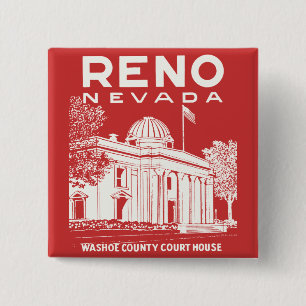 Vintag Reno Nevada Button