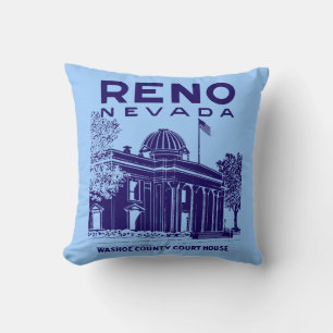 Vintag Reno Nevada Kissen