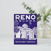 Vintag Reno Nevada Postkarte (Stehend Vorderseite)