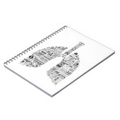 Vintag Respiratorische Remissionen Lungenkunst Notizblock (Linke Seite)