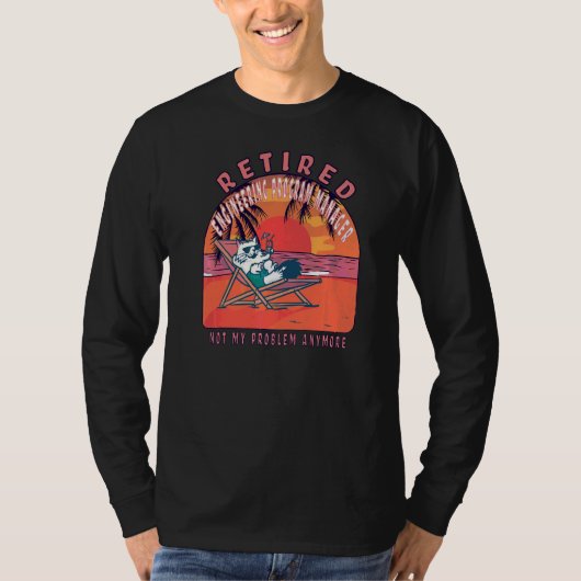 Vintag Retir, Leiter des Programms Reasionstechnik T-Shirt (Vorderseite)