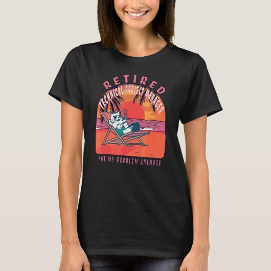 Vintag Retirem - Technischer Projektleiter T-Shirt (Vorderseite)