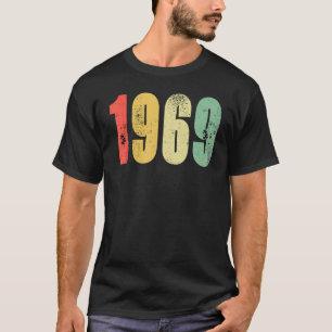Vintag Retro 1969 Rock & Roll Musik 3 T-Shirt