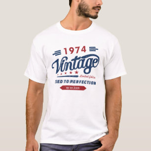 Vintag Retro 1974 Limited Edition Geburtstagsgesch T-Shirt
