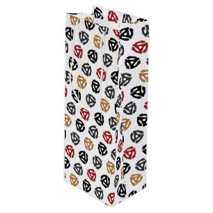 Vintag Retro 45 U/min Vinyl Record Geschenktüte Für Weinflaschen