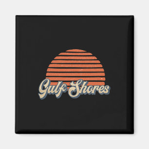 Vintag Retro 70er 80er Golfküste Alabama Magnet