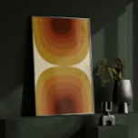 Vintag Retro 70er Earthy Geometric Rainbow Modern Poster<br><div class="desc">Diese Retro-inspirierte Wandkunst zeichne von den ikonischen geometrischen Designs der 1970er Jahre und verbindet warme Brauntöne, Ocker und Senf zu einem nostalgischen, aber modernen Stück. Mit dem Fokus auf die Harmonie von Form und Farbe, spiegelt dieses Design eine Liebe für moderne Ästhetik aus der Mitte des Jahrhunderts wider und bietet...</div>
