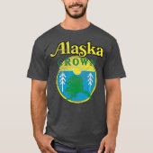 Vintag Retro Alaska Grown T-Shirt (Vorderseite)