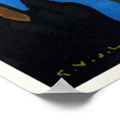 Vintag Retro Art Deco Poster (Ecke)