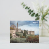 Vintag Retro Assisi Italien Italien Tourismus Postkarte (Stehend Vorderseite)