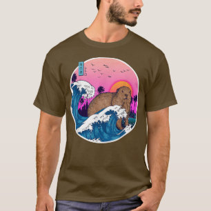 Vintag Retro Ästhetik Japan Great Wave Rodents G T-Shirt