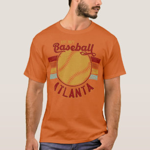 Vintag Retro Atlanta Baseball Est 1871 Baseball L T-Shirt