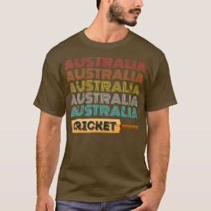 Vintag Retro Australia Cricket T-Shirt