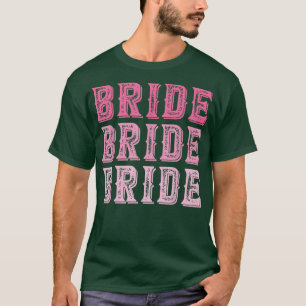 Vintag Retro Bride Rodeo Cowgirl Bachelorette Par T-Shirt