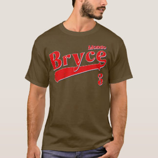Vintag Retro Bryce Baseball Mondo T-Shirt