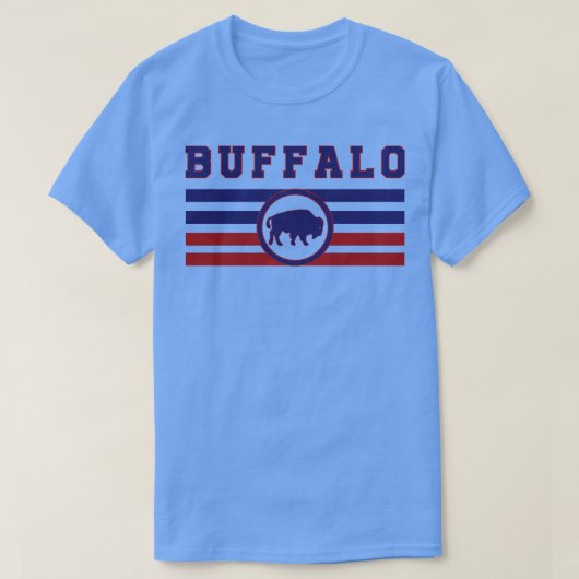 Vintag Retro Buffalo T-Shirt (Design vorne)