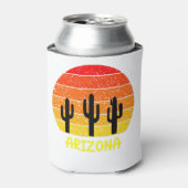 Vintag Retro Cactus Arizona Sunset Dosenkühler (Kanne Vorderseite)