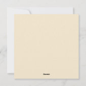 Vintag Retro Christmas Polar Bärenfamilie Feiertagskarte (Rückseite)