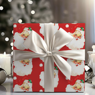 Vintag Retro Classic Weihnachten Geschenkpapier