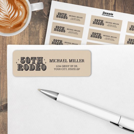 Vintag Retro Cowboy Rodeo 50. Geburtstagsparty