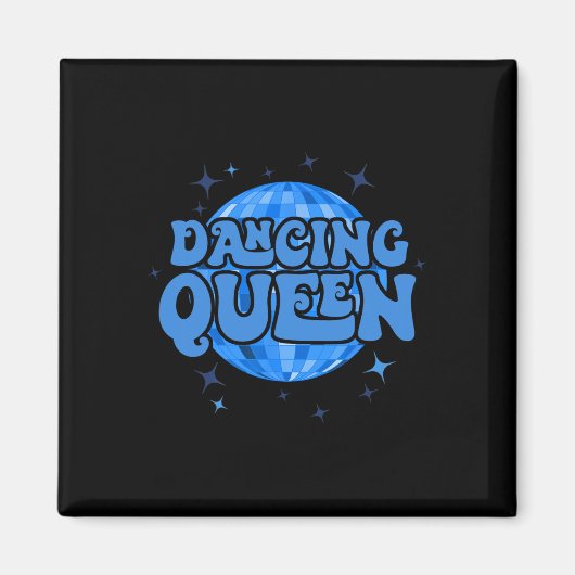 Vintag Retro Dancing Queens Junggeselinnen-Abschie Magnet (Vorne)