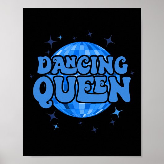 Vintag Retro Dancing Queens Junggeselinnen-Abschie Poster (Vorne)