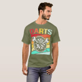 Vintag Retro Dart T-Shirt (Vorne ganz)