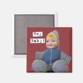 Vintag Retro Dolly Magnet (Vorderseite/Rückseite)