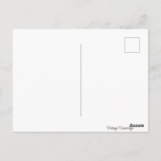 Vintag Retro ein glückliches Halloween Postkarte (Rückseite)