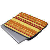 Vintag Retro Farbenfrohe Strickwaren Laptopschutzhülle (Vorne Knopf)