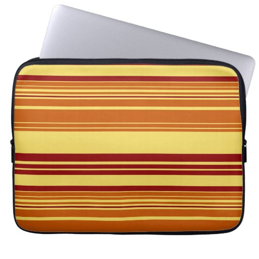 Vintag Retro Farbenfrohe Strickwaren Laptopschutzhülle (Vorderseite)