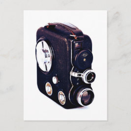 Vintag | Retro-Filmkamera Postkarte