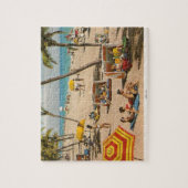 Vintag Retro Florida Beach Travel Puzzle (Vertikal)